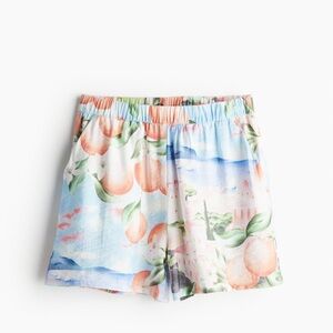 H&M Napoli Orange Print Shorts